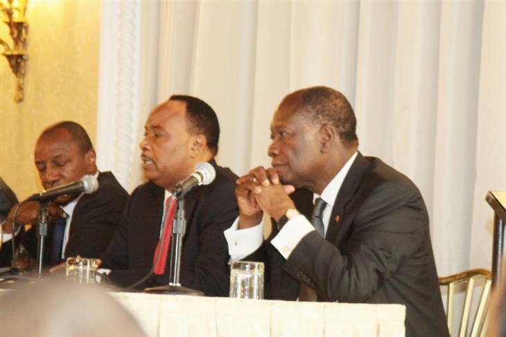 Le président de la République Alassane Ouattara face aux diplomates africains accrédités au Nigeria, hier : “La Côte d`Ivoire va avancer à  grands pas”